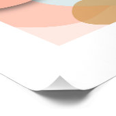 Pale Peach Chameleon Poster (Ecke)