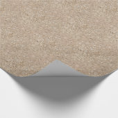 Pale Peachy Beige Cement Sidewalk Geschenkpapier (Ecke)