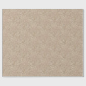 Pale Peachy Beige Cement Sidewalk Geschenkpapier (Flach)