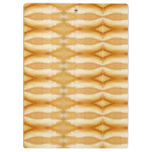 Pale Peachy Ikat Klemmbrett (Rückseite)
