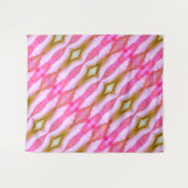 Pale Peachy x Miami Ikat Wandteppich (Vorderseite (Horizontal))