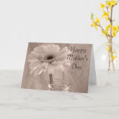 Pale Pink Daisy Happy Mothers Day Card Karte (Gelbe Blume)