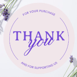 Pale Pink Danke, Frau Minimalistische Aufkleber