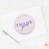 Pale Pink Danke, Frau Minimalistische Aufkleber (Umschlag)