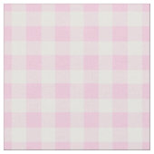 Pale Pink Gingham Karo Stoff (Nahaufnahme)