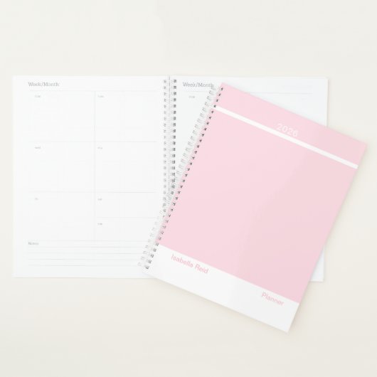 Pale Pink Minimalist Planer (Anzeige)