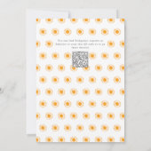 Pale Pink Rainbow Sunshine Boho Baby Dusche Einladung (Rückseite)