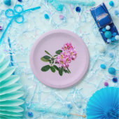 Pale Pink Rhododendron Pappteller (Party)