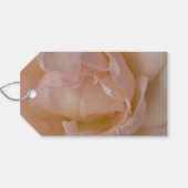 Pale Pink Rose Floral Vielen Dank für Ihre Hochzei Geschenkanhänger (Rückseite Horizontal)