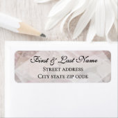 Pale Pink Rose Mailing Label (Insitu)