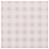 Pale Pink & White Buffalo Plaid Stoff (Muster)
