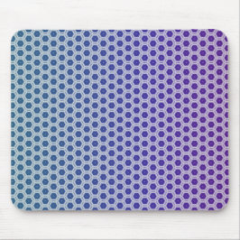 Pale Purple and Teal Hexagons Mouse Pad Mousepad
