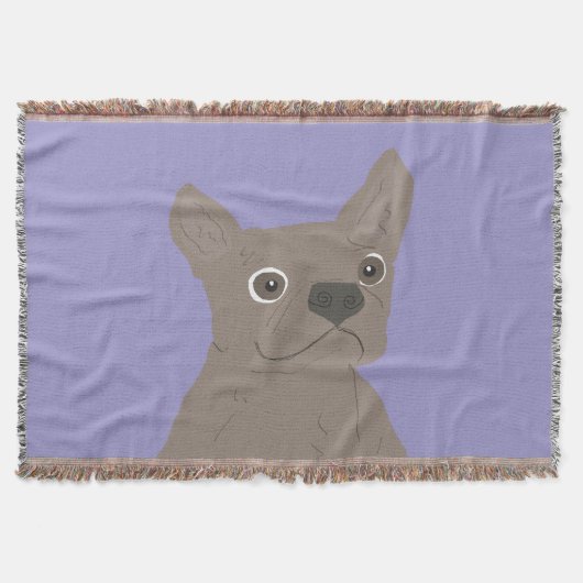 Pale Purple Dog Decke (Vorderseite)