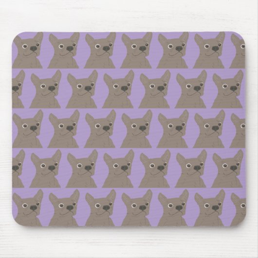 Pale Purple Dog Mousepad (Vorne)