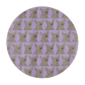 Pale Purple Dog Schneidebrett (Vorderseite)