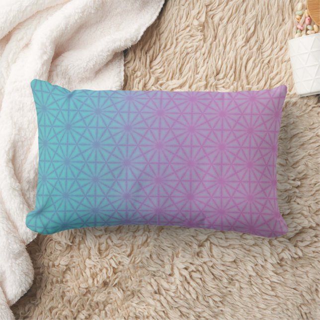 Pale purple gradient throw pillow lendenkissen (Decke)
