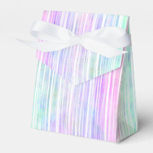 pale regenbogen-pinselstrich-streifen : geschenkschachtel