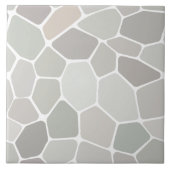 Pale Sage Eggshell Mosaic Fliese (Vorderseite)