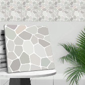 Pale Sage Eggshell Mosaic Fliese