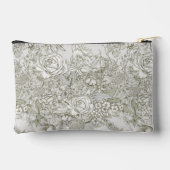 Pale Sepia Toile Zubehörtasche (Rückseite)