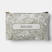 Pale Sepia Toile Zubehörtasche (Vorderseite)