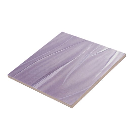 Pale Soft Lilac Fliese (Seite)