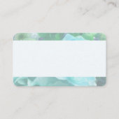 Pale Teal Rose Place Card Platzkarte (Vorderseite)