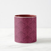 Pale Wine Damask Bows Tasse (Zentrum)