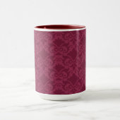 Pale Wine Damask Bows Tasse (Zentrum)