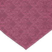 Pale Wine Damask Bows Tischdecke (Schrägansicht)