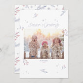 Pale Winter Berries Weihnachtsfeiertag (Vorne/Hinten)