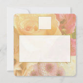 Pale Yellow Rose Place Setting Card Mitteilungskarte (Vorderseite)