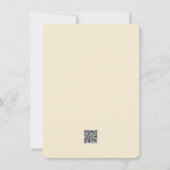 Pale Yellow Rose Thank You Card Dankeskarte (Rückseite)