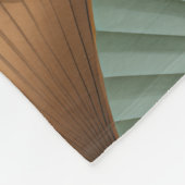 Palem-Fan-Relief Fleecedecke (Ecke)