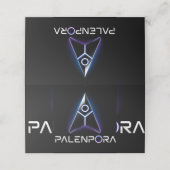 Palenpora Platzkarte (Außenseite Aufgefaltet)
