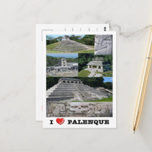Palenque - Chiapas - Mexiko - I Liebe - Postkarte
