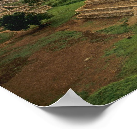 Palenque, Chiapas, Mexiko, Maya Poster (Ecke)