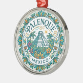 Palenque Mexiko Ornament Aus Metall (Links)