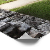 Palenque ruins - Tempel der Inschriftenkunde Poster (Ecke)