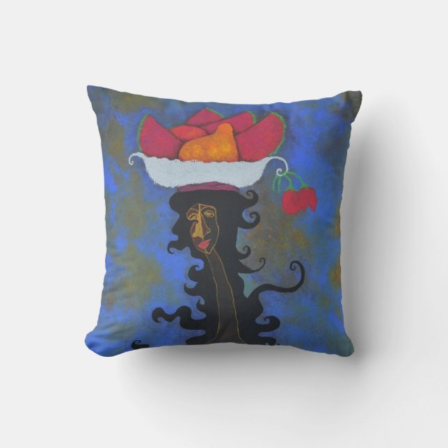 Palenquera y rosas Kissen (Vorderseite)