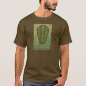 Paleo-chic Calymene Trilobit in Green T-Shirt (Vorderseite)