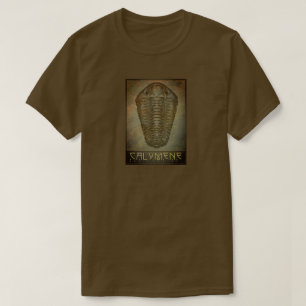 Paleo-chic Calymene Trilobit in Sepia T-Shirt
