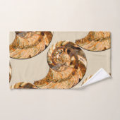 "Paleo-chic" Cleoniceras Cleon Ammonite Fossil Badhandtuch Set (Handtuch)