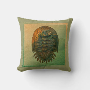 "Paleo-Chic" Neometacanthus Fossil Trilobite Kissen