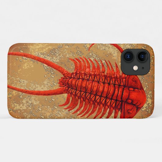 "Paleo-chic" Paraceraurus Fossil Trilobit Case-Mate iPhone Hülle (Rückseite (Horizontal))