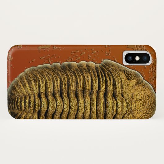 "Paleo-chic" Phacops Rana Fossil Trilobit Case-Mate iPhone Hülle (Rückseite (Horizontal))