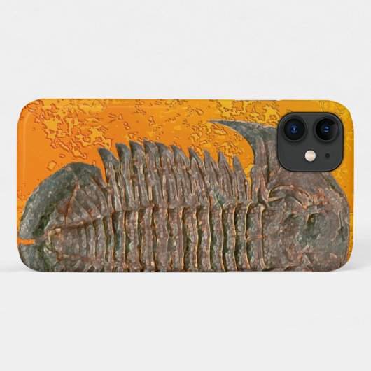 "Paleo-chic" Yuepingia Fossil Trilobit Case-Mate iPhone Hülle (Rückseite (Horizontal))