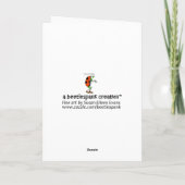 Paleo Funny Birthday Card Karte (Rückseite)