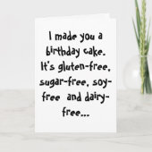 Paleo Funny Birthday Card Karte (Vorderseite)