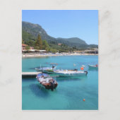 Paleokastritsa Beach, Korfu Postkarte (Vorderseite)